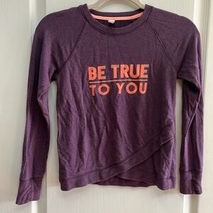 Athleta ‘be true to you’ top for girls aged 8-10 medium